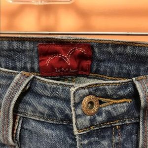 Medium-light wash Levi’s jeans